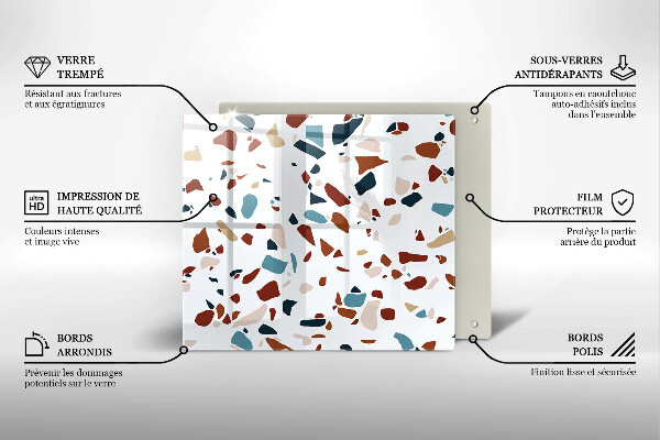 Kitchen worktop cover Decorative stone