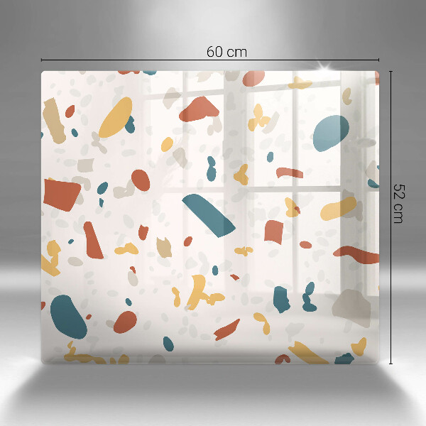 Glass kitchen board Decorative stone stone