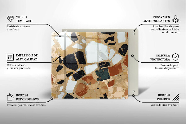 Kitchen worktop saver Decorative stones