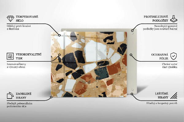 Kitchen worktop saver Decorative stones