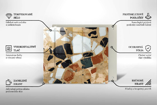 Kitchen worktop saver Decorative stones