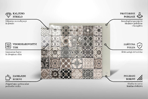 Kitchen worktop saver Decorative tiles