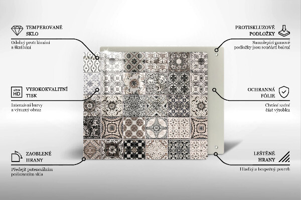 Kitchen worktop saver Decorative tiles