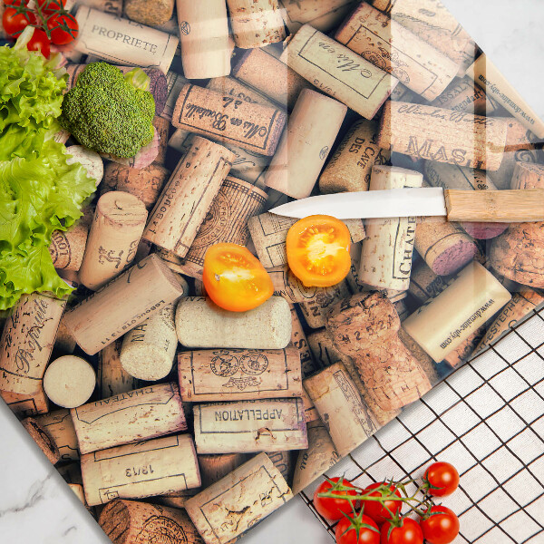 Worktop saver Wine corks pattern
