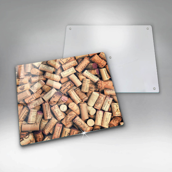 Worktop saver Wine corks pattern