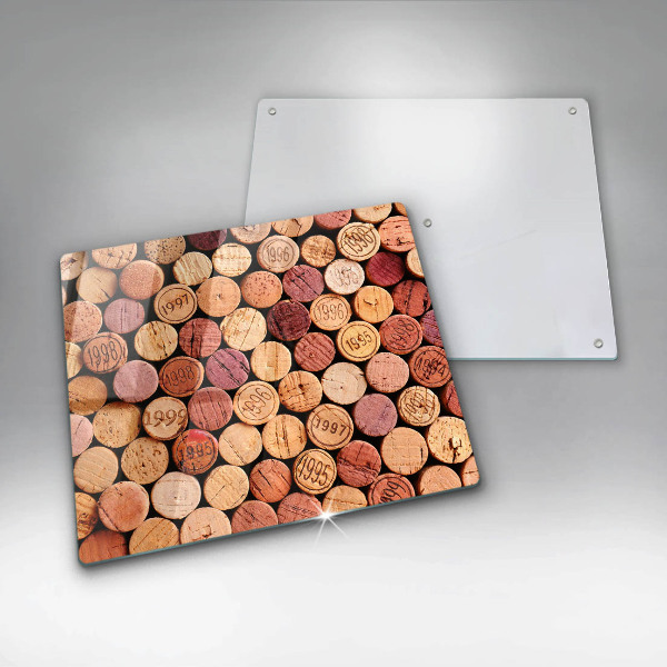 Worktop saver Wine corks pattern