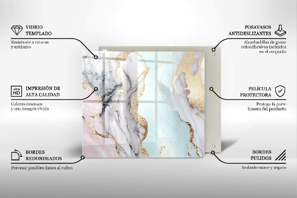 Kitchen worktop saver Pastel marble