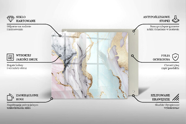 Kitchen worktop saver Pastel marble