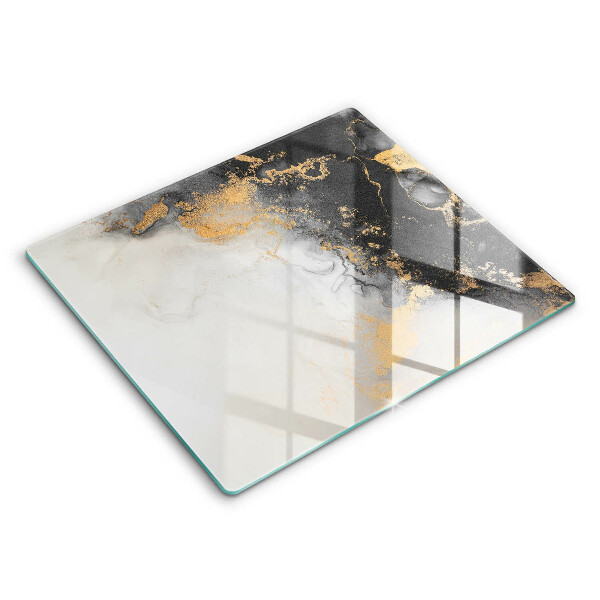 Kitchen worktop saver Abstraction with gold