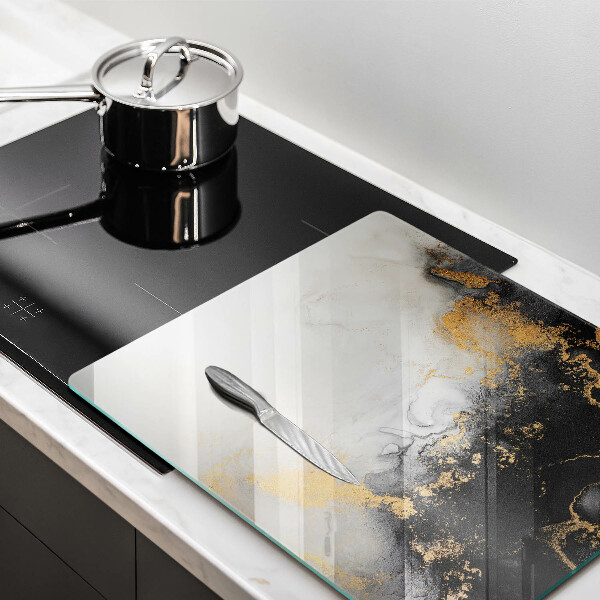 Kitchen worktop saver Abstraction with gold