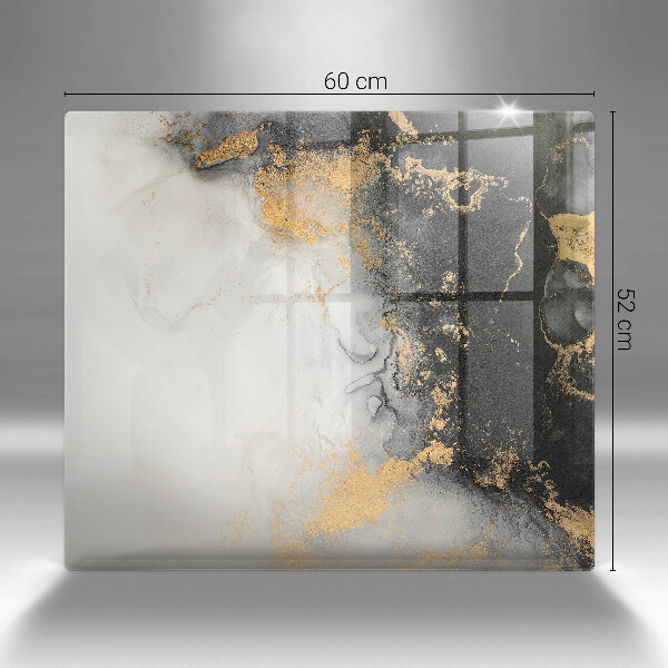 Kitchen worktop saver Abstraction with gold