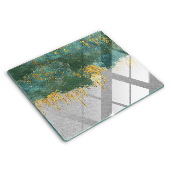 Kitchen worktop saver Abstraction with gold