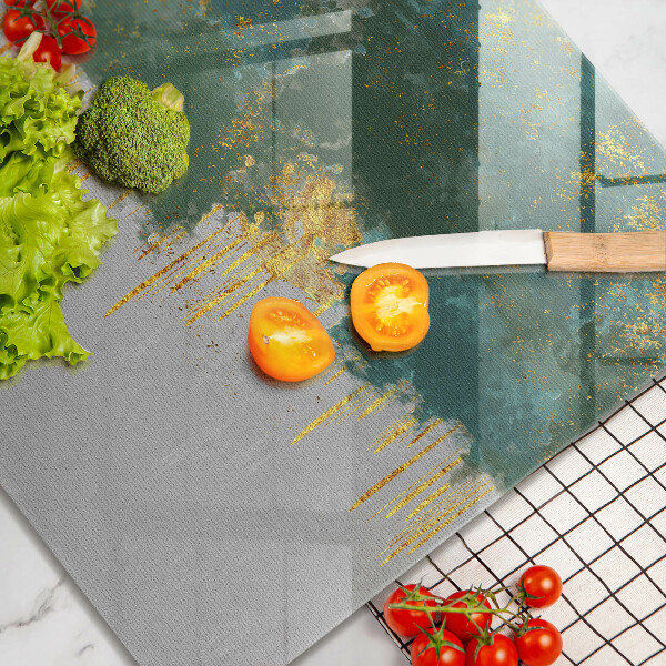 Kitchen worktop saver Abstraction with gold