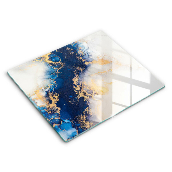 Kitchen worktop saver Abstraction with blue