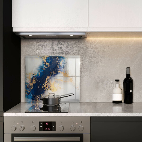 Kitchen worktop saver Abstraction with blue