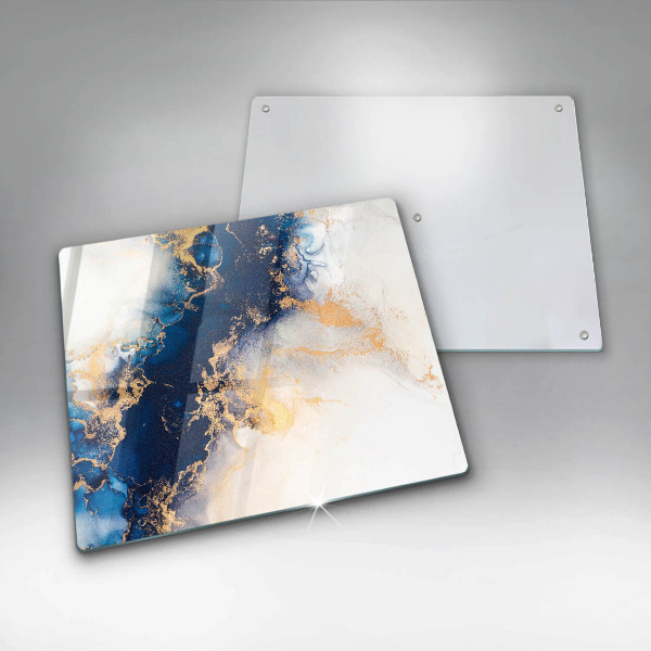 Kitchen worktop saver Abstraction with blue