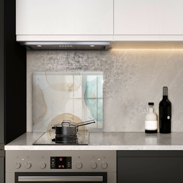 Kitchen worktop saver Bright boho shapes