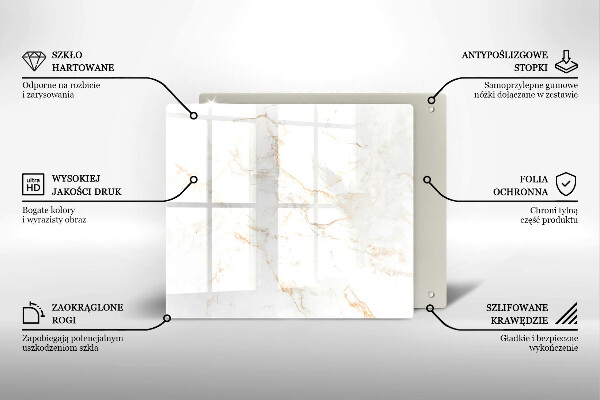 Kitchen worktop saver Elegant stone marble
