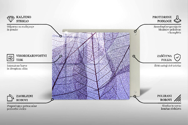 Kitchen worktop saver Leaves with veins