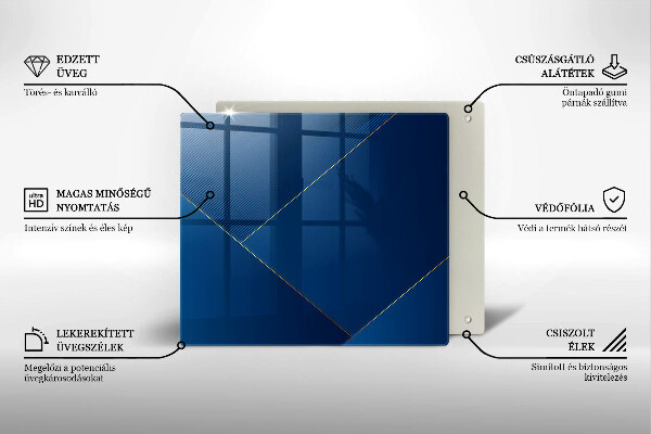 Induction hob cover Modern background