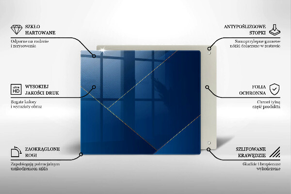 Induction hob cover Modern background