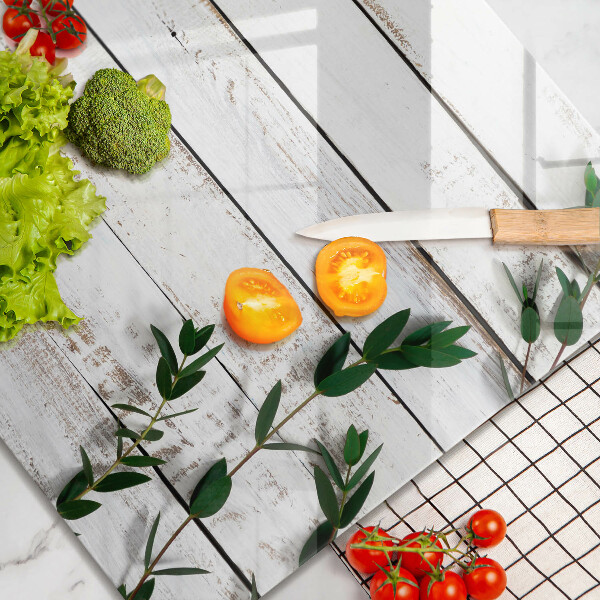 Worktop heat protector Old boards and leaves