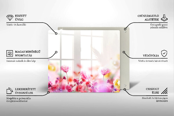 Worktop heat protector Flower meadow