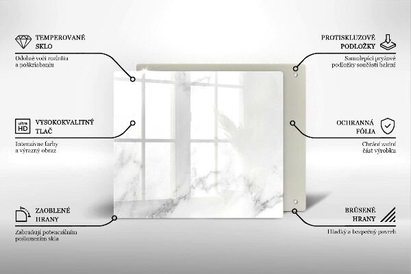 Worktop heat protector Modern marble