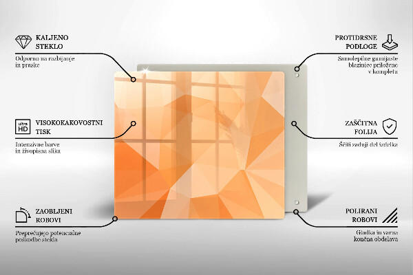 Kitchen worktop saver Geomeric background