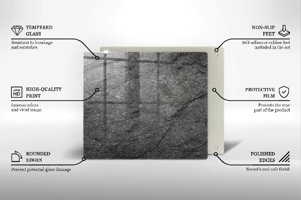 Kitchen worktop saver Stone texture