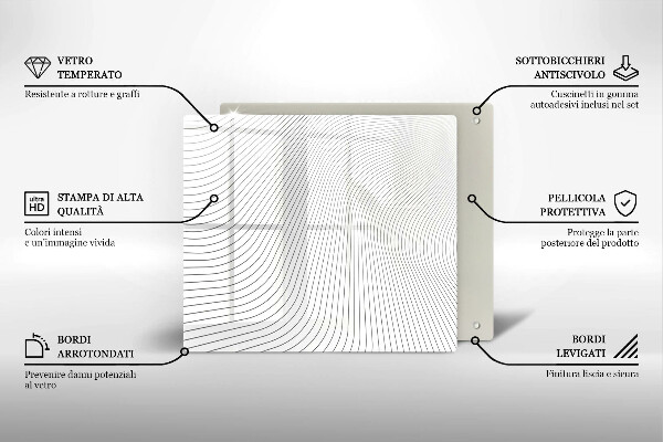 Kitchen worktop saver Modern Line pattern