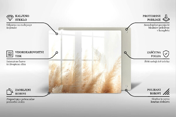 Kitchen worktop saver Pampas grass