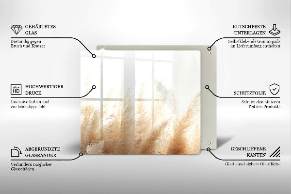 Kitchen worktop saver Pampas grass