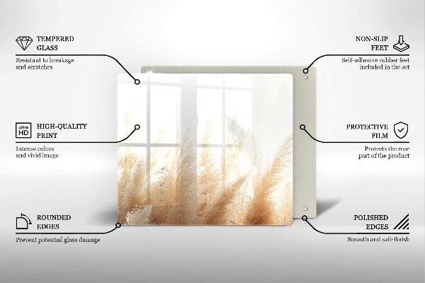 Kitchen worktop saver Pampas grass