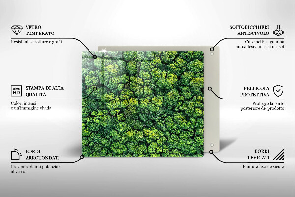 Worktop heat protector Nature - moss plant