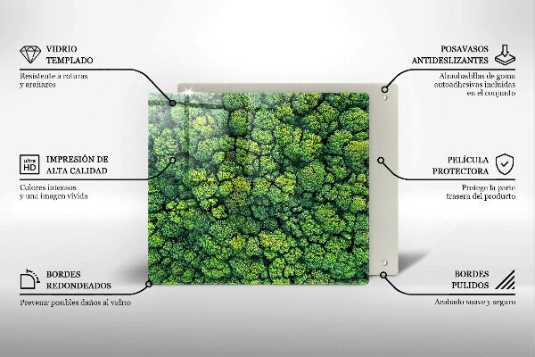 Worktop heat protector Nature - moss plant