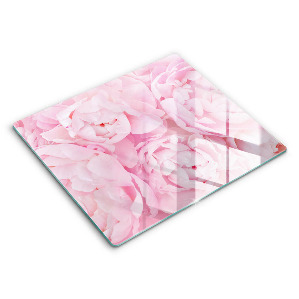 Worktop heat protector Delicate peonies