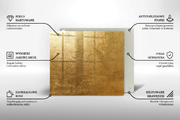 Kitchen worktop saver Gold texture background