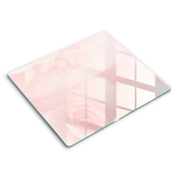 Kitchen worktop saver Pastel background roses