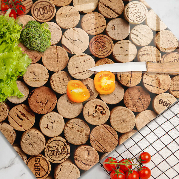 Worktop saver Wine corks pattern