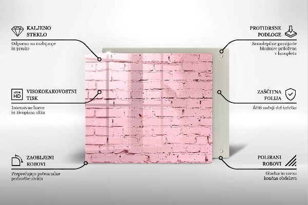 Kitchen worktop saver Pastel wall bricks