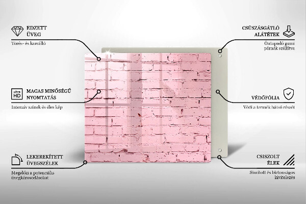 Kitchen worktop saver Pastel wall bricks