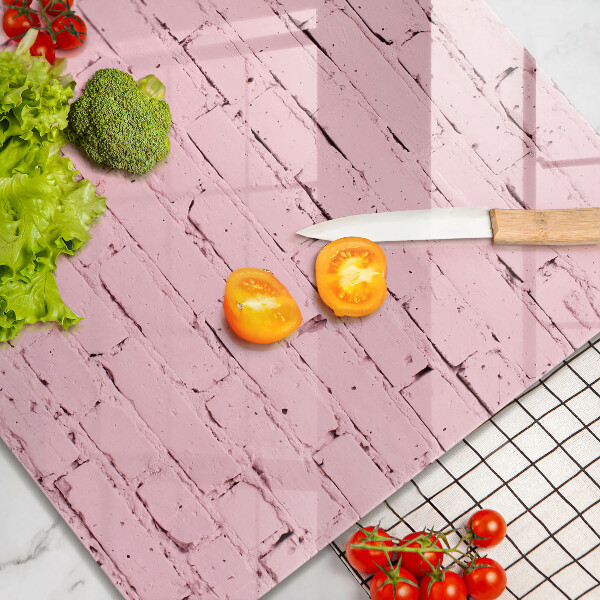 Kitchen worktop saver Pastel wall bricks