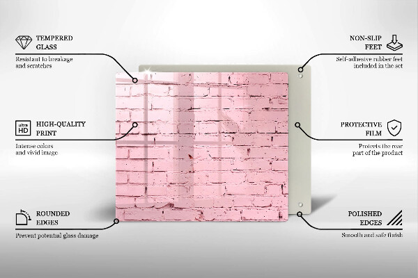 Kitchen worktop saver Pastel wall bricks