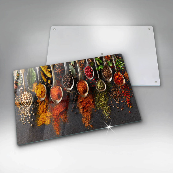 Worktop protector Spoons with spices