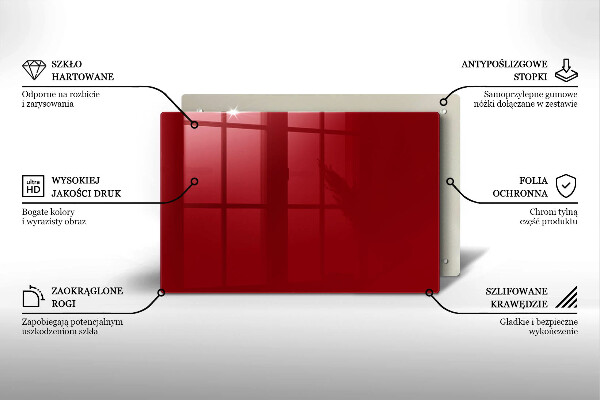 Kitchen worktop saver Red colour