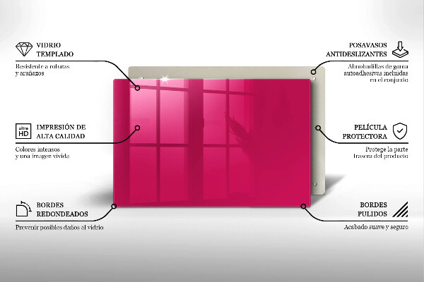 Kitchen worktop saver Pink color