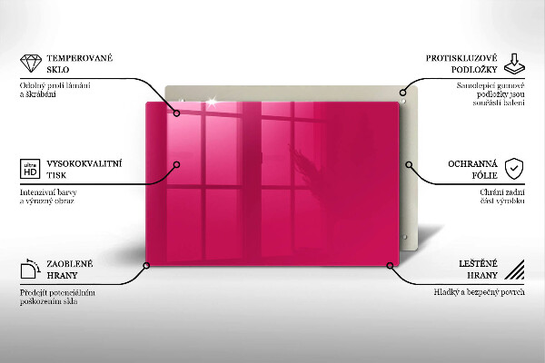 Kitchen worktop saver Pink color