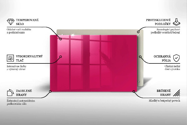 Kitchen worktop saver Pink color