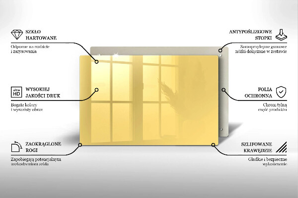 Kitchen worktop saver Yellow